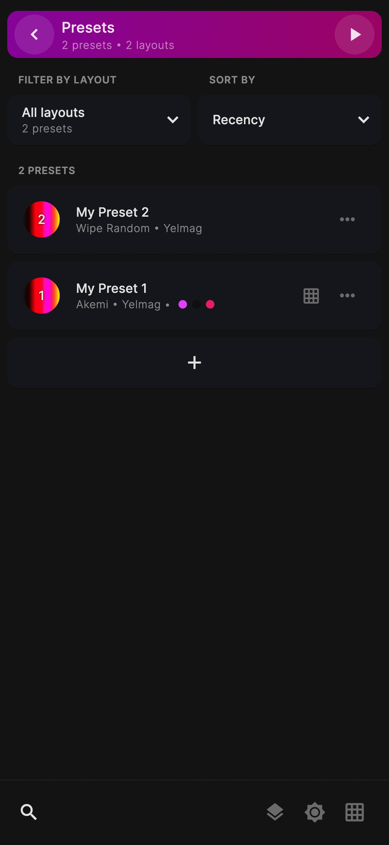 WLED+ Presets Management