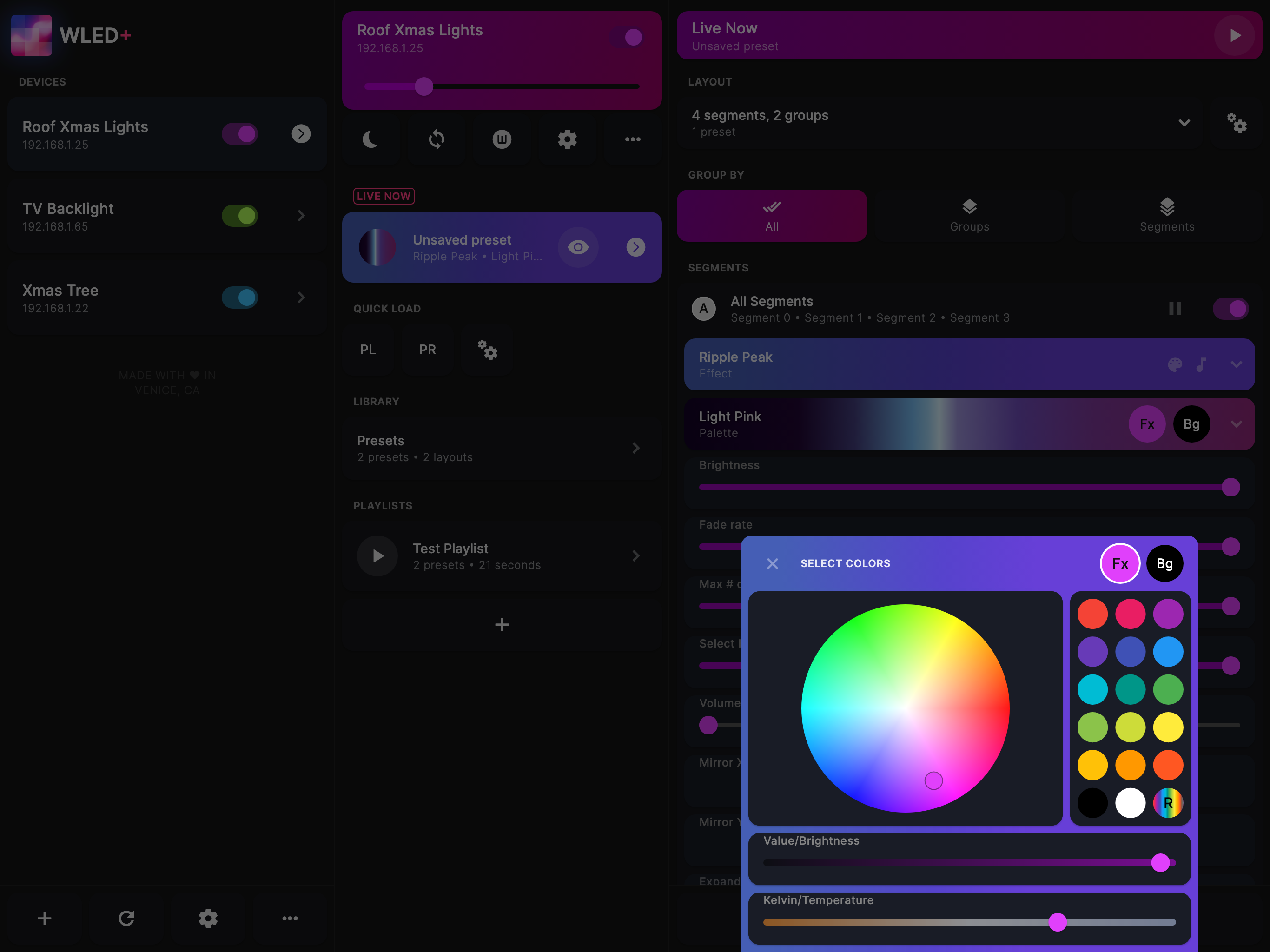 WLED+ iPad